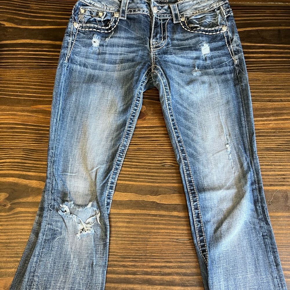 Miss Me Blue Boot Cut Jeans